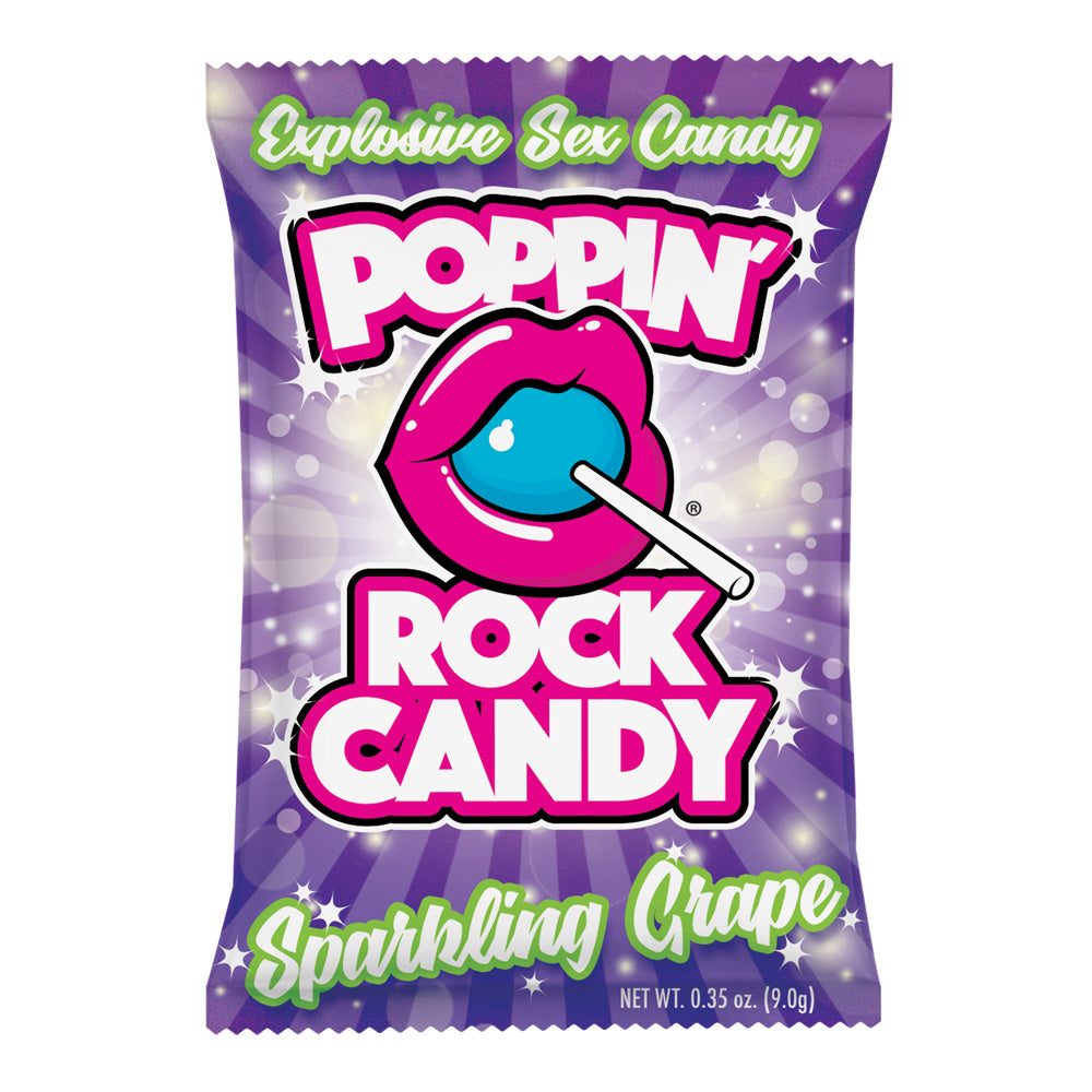 Popping Rock Candy Sparkling Grape | 850006647194 | Discreet Personal Wellness