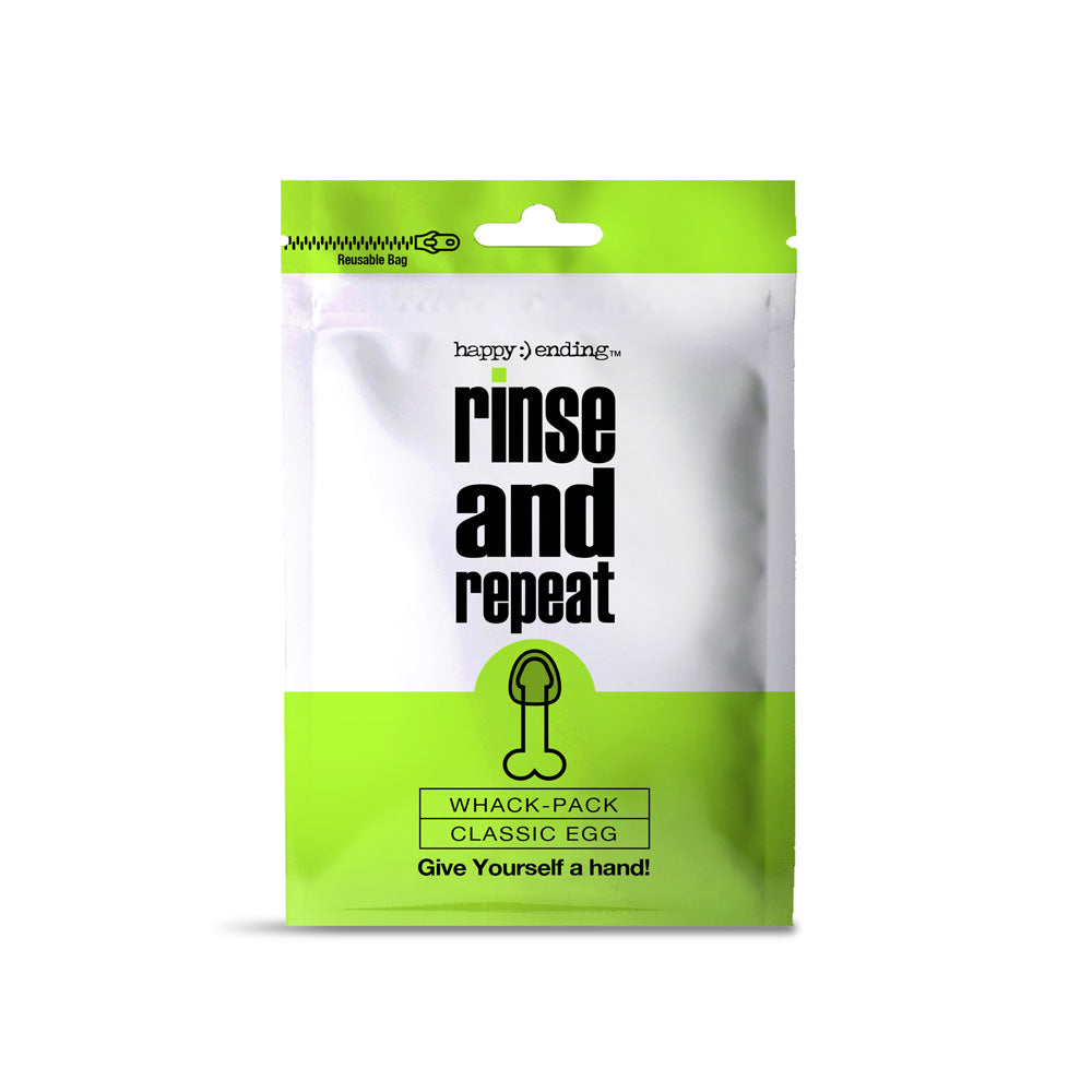 Happy :) Ending Rinse And Repeat Whack Pack Egg | 850010096414 | Discreet Personal Wellness