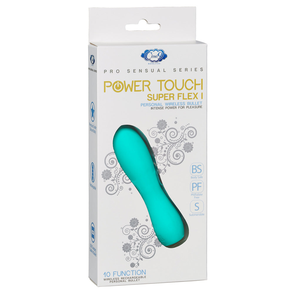 Pro Sensual Power Touch Series Super Flex I Teal | 850013016785 | Discreet Personal Wellness