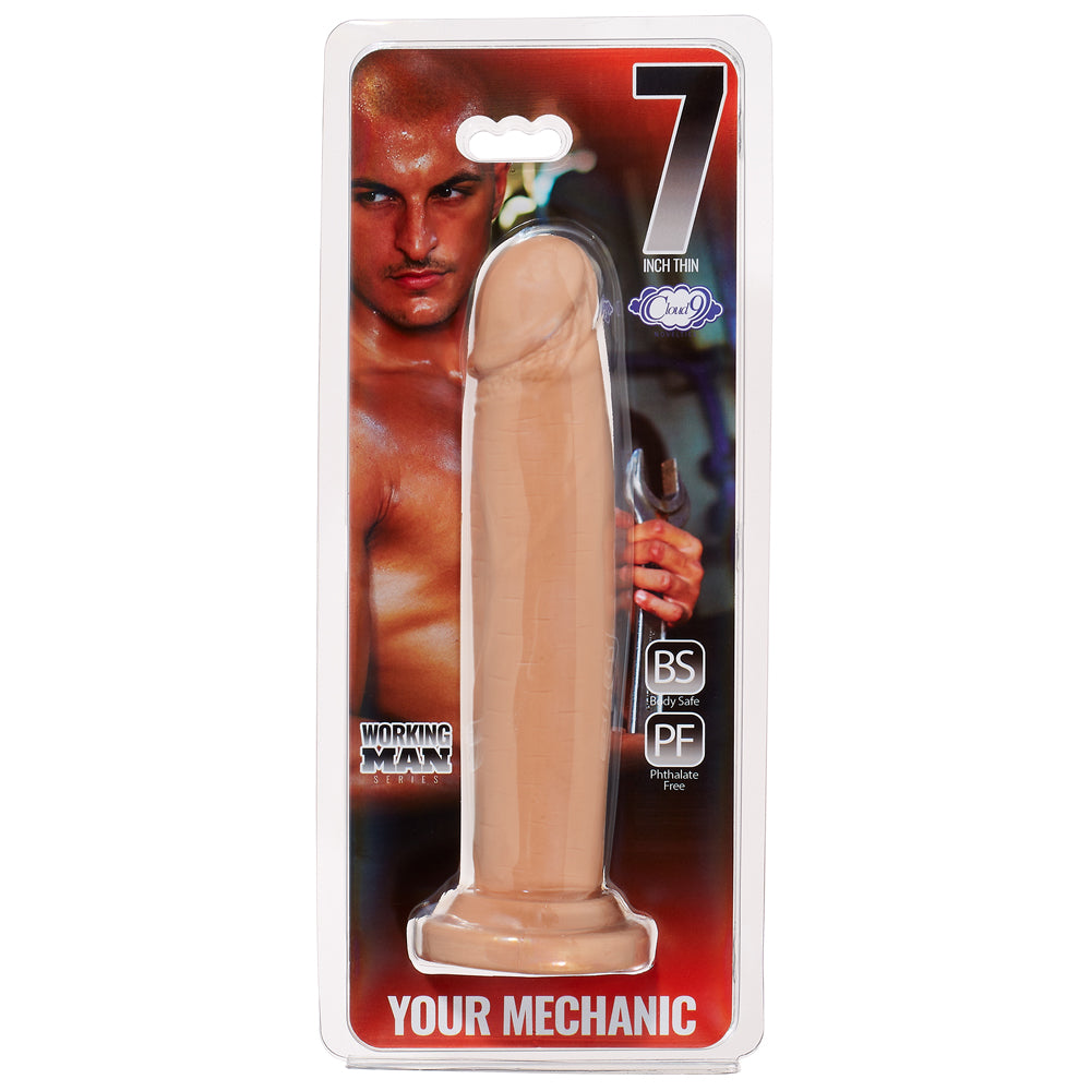 Working Man 7" Thin Your Mechanic Thin | 850013016938 | Discreet Personal Wellness