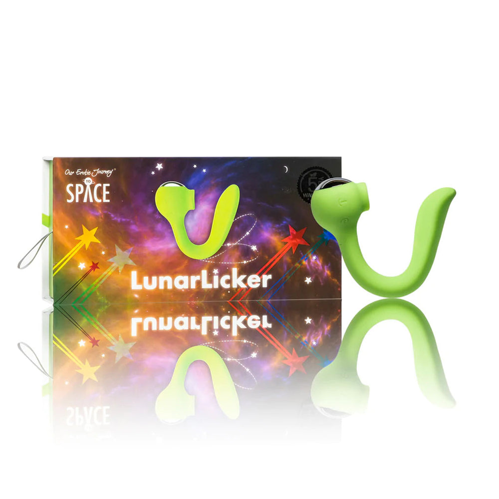 Space Lunar Licker Green | 850017269705 | Discreet Personal Wellness