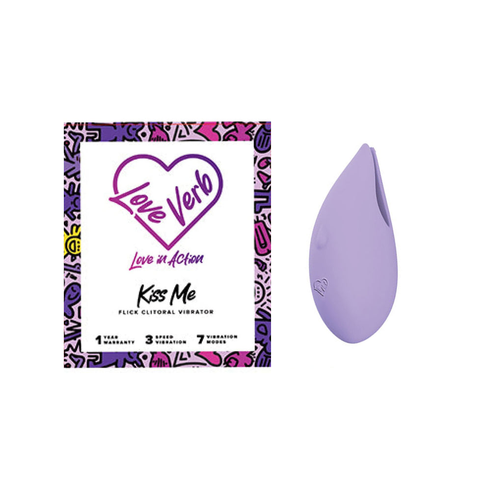 Love Verb Kiss Me Clitoral Vibrator | 850047824073 | Discreet Personal Wellness