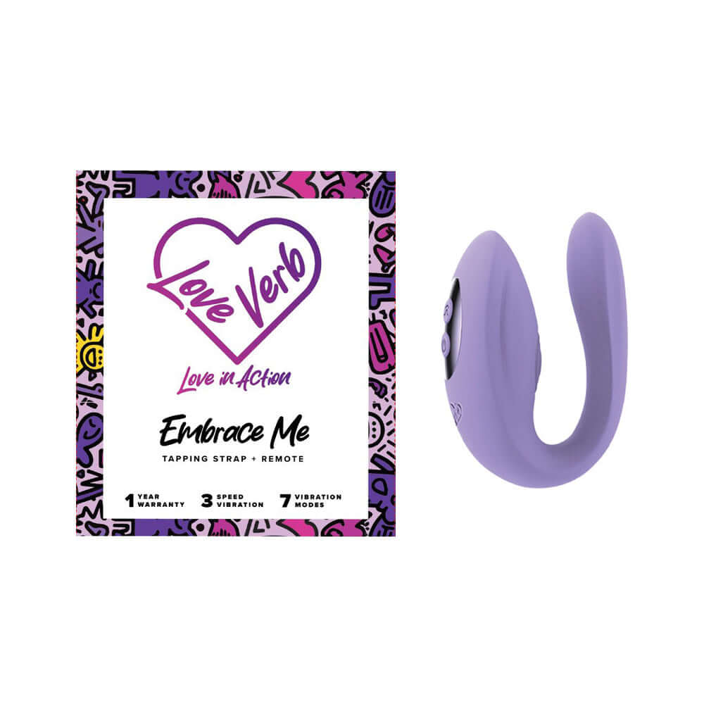 Love Verb Embrace Me Couple's Massager | 850047824134 | Discreet Personal Wellness