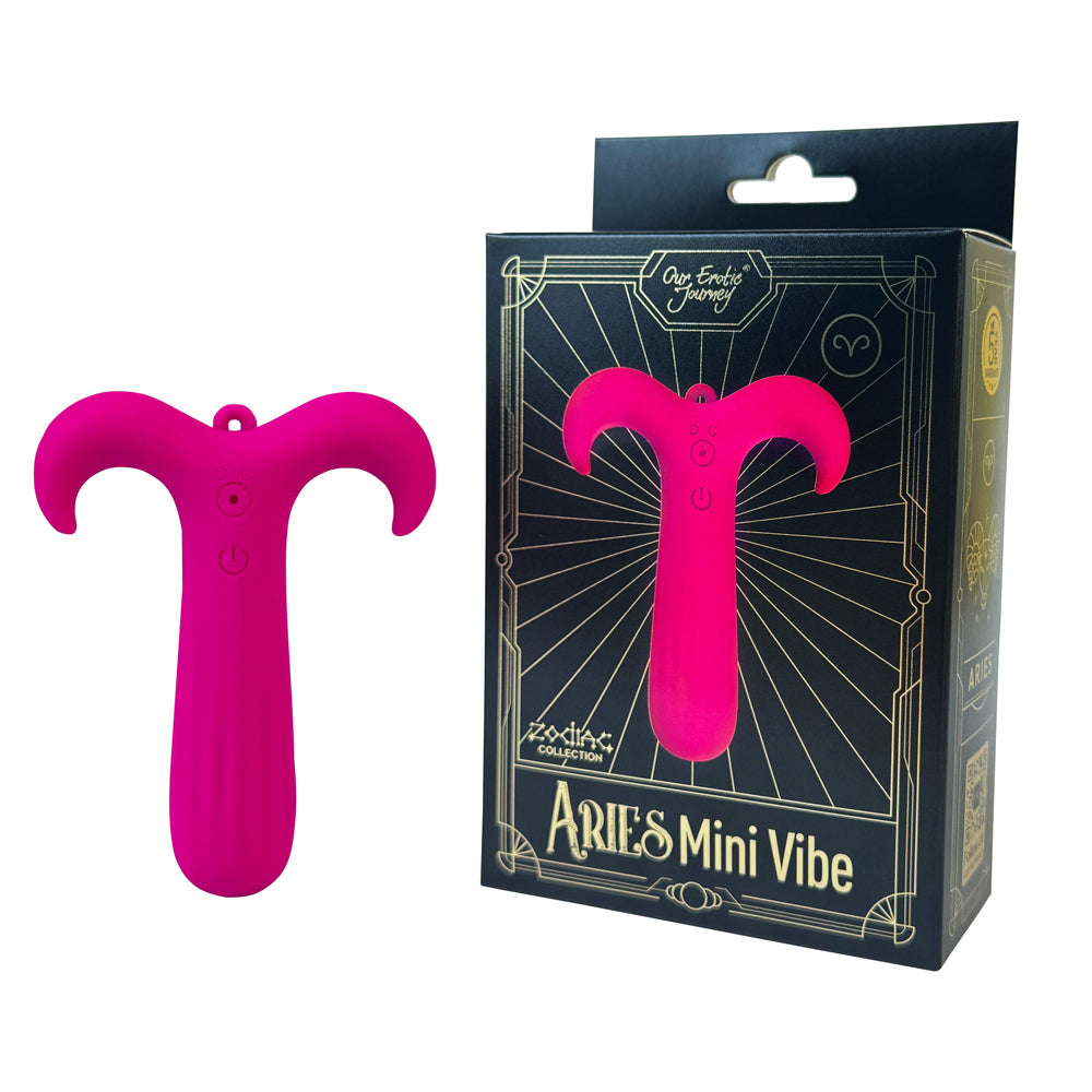 Zodiac Collection Aries Mini Vibe Pink | 850068969005 | Discreet Personal Wellness