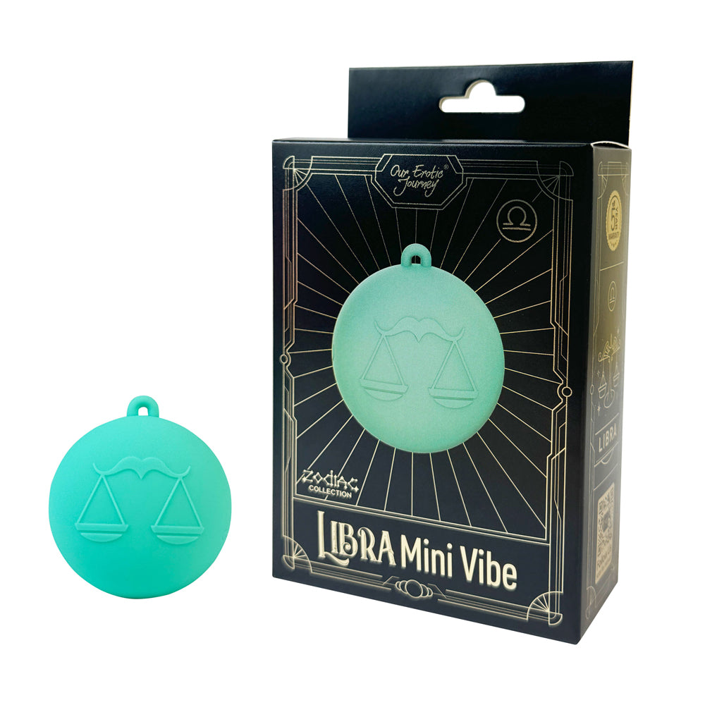 Zodiac Collection Libra Mini Vibe Light Blue | 850068969067 | Discreet Personal Wellness