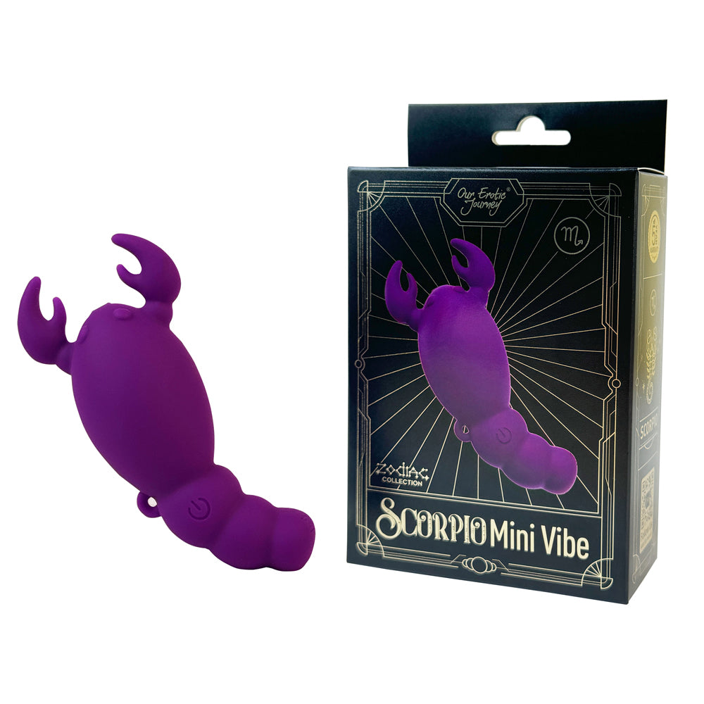 Zodiac Collection Scorpio Mini Vibe Purple | 850068969074 | Discreet Personal Wellness