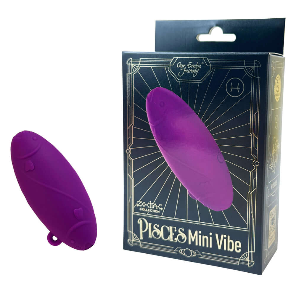 Zodiac Collection Pisces Mini Vibe Purple | 850068969111 | Discreet Personal Wellness