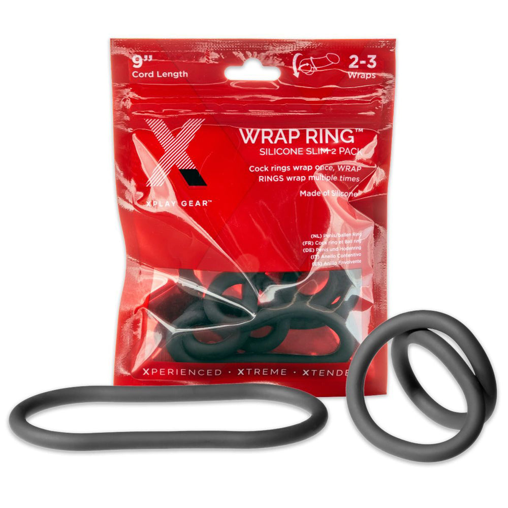 Xplay Silicone 9" Thin Wrap Ring | 851127008697 | Discreet Personal Wellness