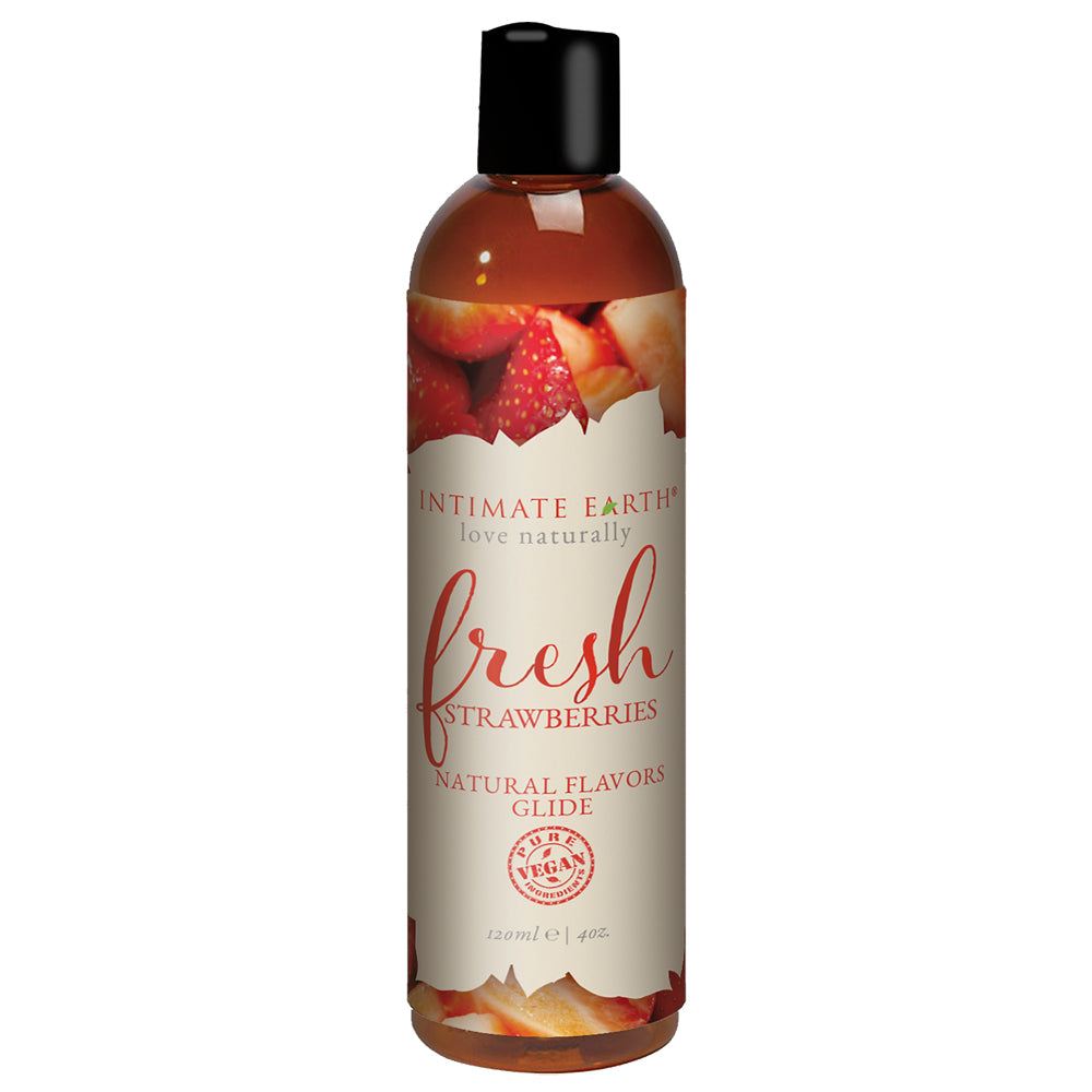 Fresh Strawberries Flavored Lube 120 ml. | 854397006264 | Discreet Personal Wellness