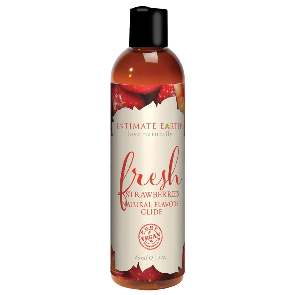 Fresh Strawberries Natural Flavors Glide 60 ml. | 854397006943 | Discreet Personal Wellness