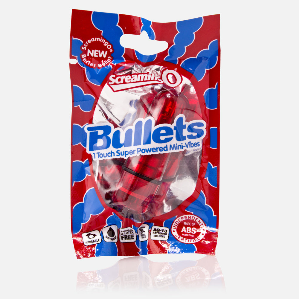 Screaming O Bullets Red 1Ct | 854885001979 | Discreet Personal Wellness
