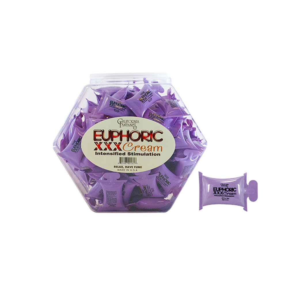 Euphoricxxx Intensified Stimulation Cream 10Ml 72Ct Fishbowl | 855487001817 | Discreet Personal Wellness