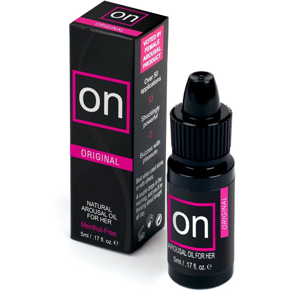 On For Her Arousal Oil Original 5 ml. Small Box | 855559003305 | Discreet Personal Wellness