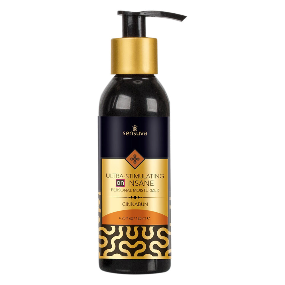 Ultra-Stimulating On Insane Personal Moisturizer Cinnabun 4 oz. Bottle | 855559007778 | Discreet Personal Wellness
