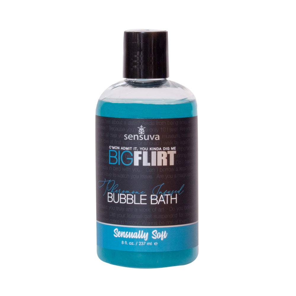 Big Flirt Pheromone Bubble Bath Sensually Soft 8 oz. Bottle | 855559008287 | Discreet Personal Wellness