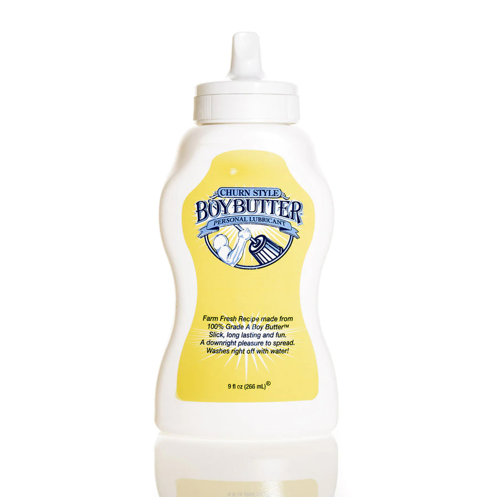 Boy Butter Original Lubricant With Coconut Oil | 9oz Squeeze Bottle | 855951008007 | Discreet Personal Wellness