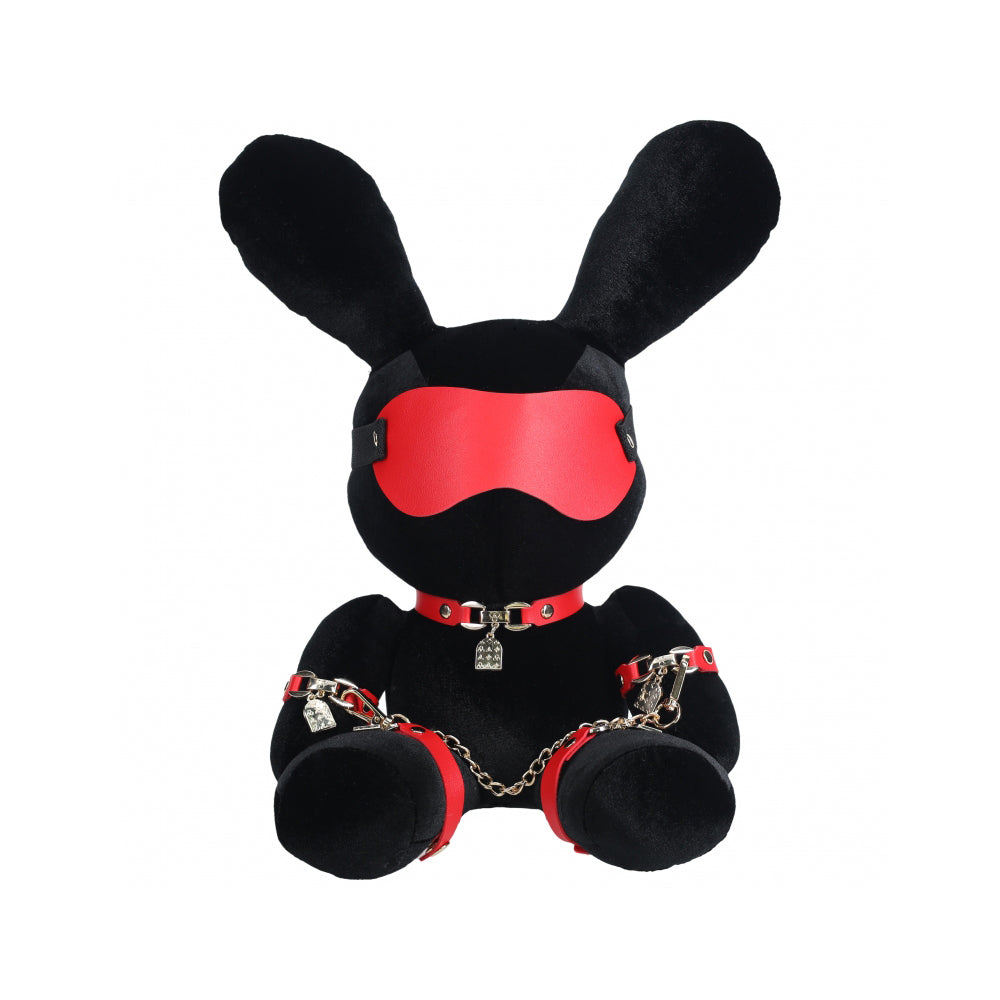 S-Line Rabbit Bondage Velvet Large Black | 8714273055576 | Discreet Personal Wellness