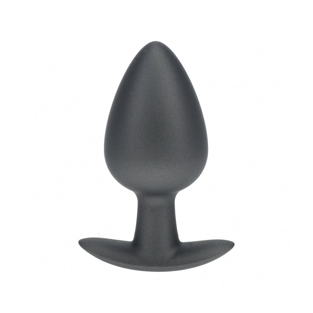 Ouch! Anal Plug Large Silicone Gun Metal | 8714273056894 | Discreet Personal Wellness