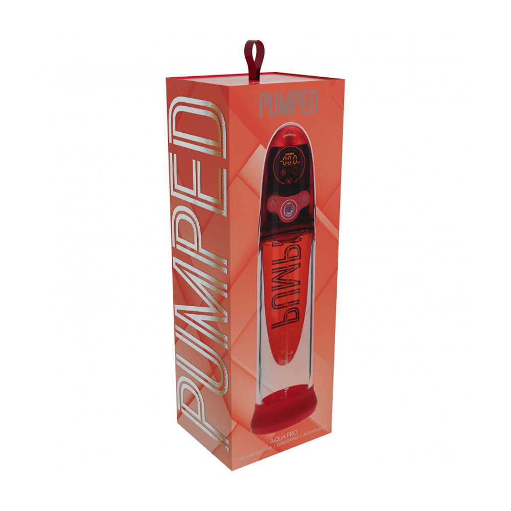 Pumped Aqua-Pro AI Enabled Pump Red | 8714273057914 | Discreet Personal Wellness