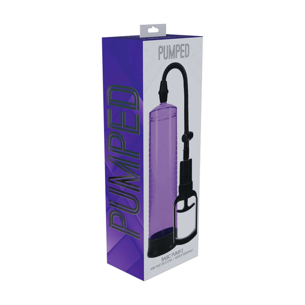 Pumped Basic Pump 2 Water Resistant Purple | 8714273057969 | Discreet Personal Wellness