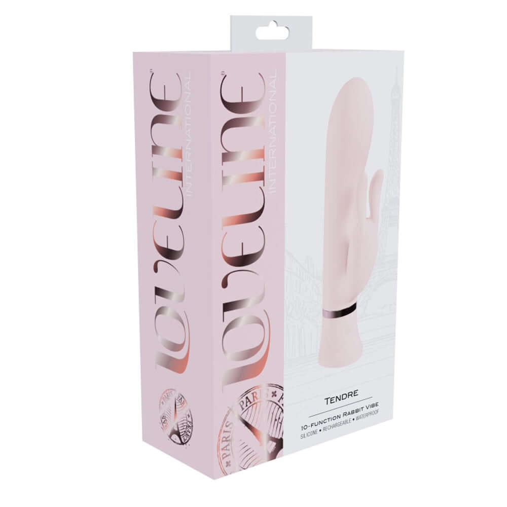Loveline Tendre Rabbit Vibe Pink | 8714273058508 | Discreet Personal Wellness