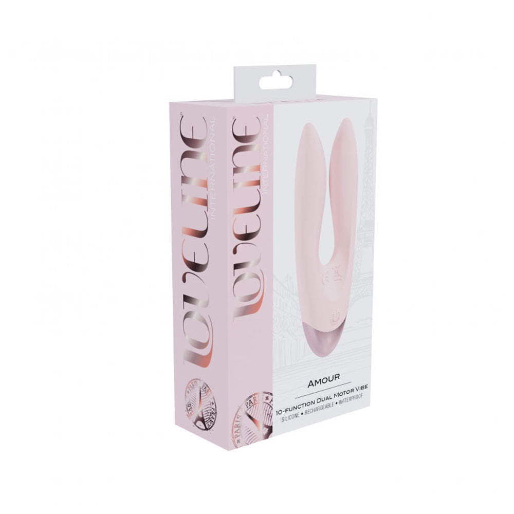 Loveline Amour Dual Motor Vibe Pink | 8714273058522 | Discreet Personal Wellness