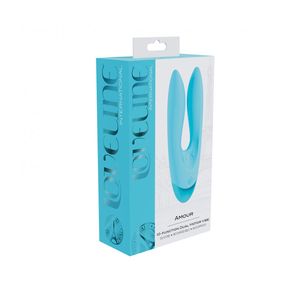 Loveline Amour Dual Motor Vibe Blue | 8714273058539 | Discreet Personal Wellness