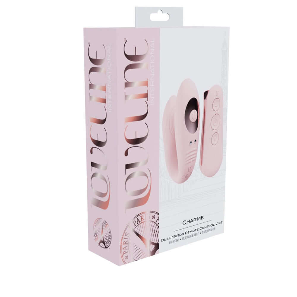 Loveline Charme Dual Motor Vibe Pink | 8714273058546 | Discreet Personal Wellness