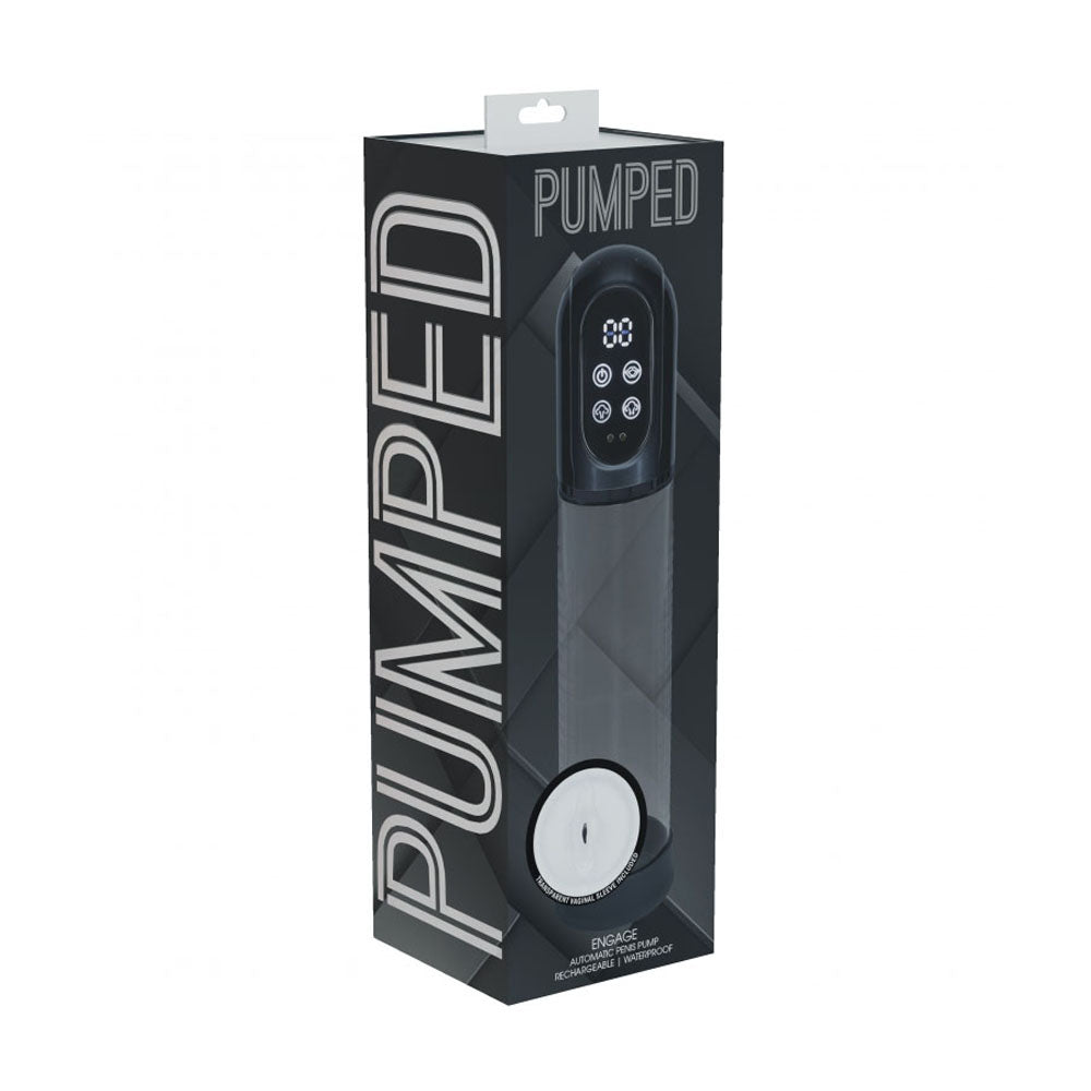 Pumped Engage Pump Masturbator Gun Metal | 8714273059505 | Discreet Personal Wellness