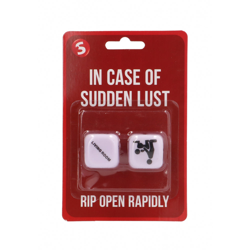 S-Line In Case Of Sudden Lust Sex Dice | 8714273302007 | Discreet Personal Wellness