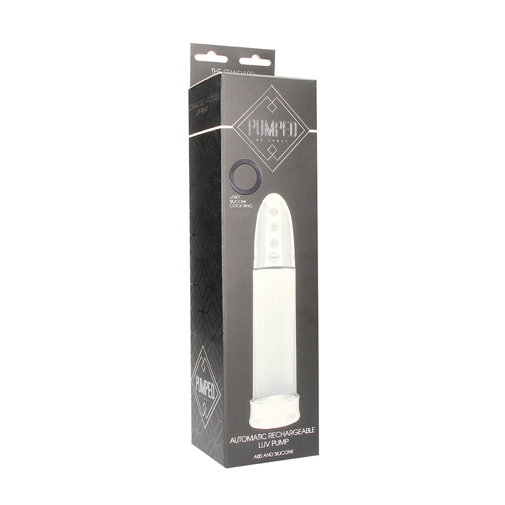 Pumped Automatic Rechargeable Luv Pump Transparent | 8714273508126 | Discreet Personal Wellness