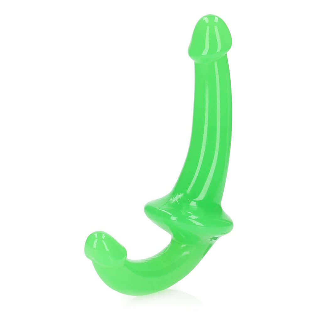 Realrock Glow In The Dark Strapless Strap-On 6'' Neon Green | 8714273520142 | Discreet Personal Wellness