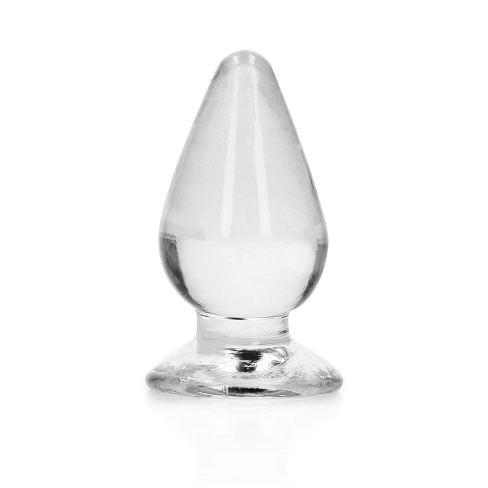 Realrock Crystal Clear Anal Plug 4.5'' Transparent | 8714273520784 | Discreet Personal Wellness