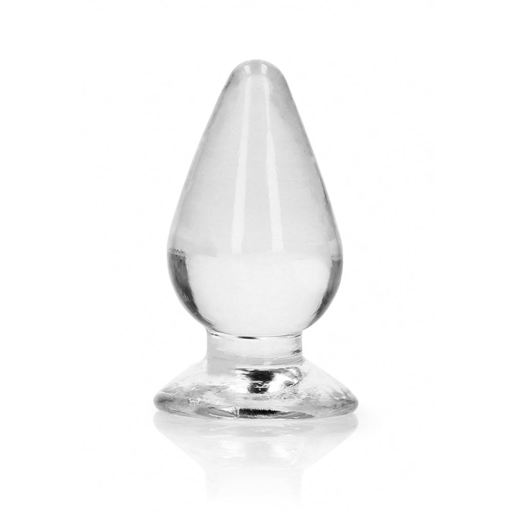 Realrock Crystal Clear Anal Plug 3.5'' Transparent | 8714273522733 | Discreet Personal Wellness