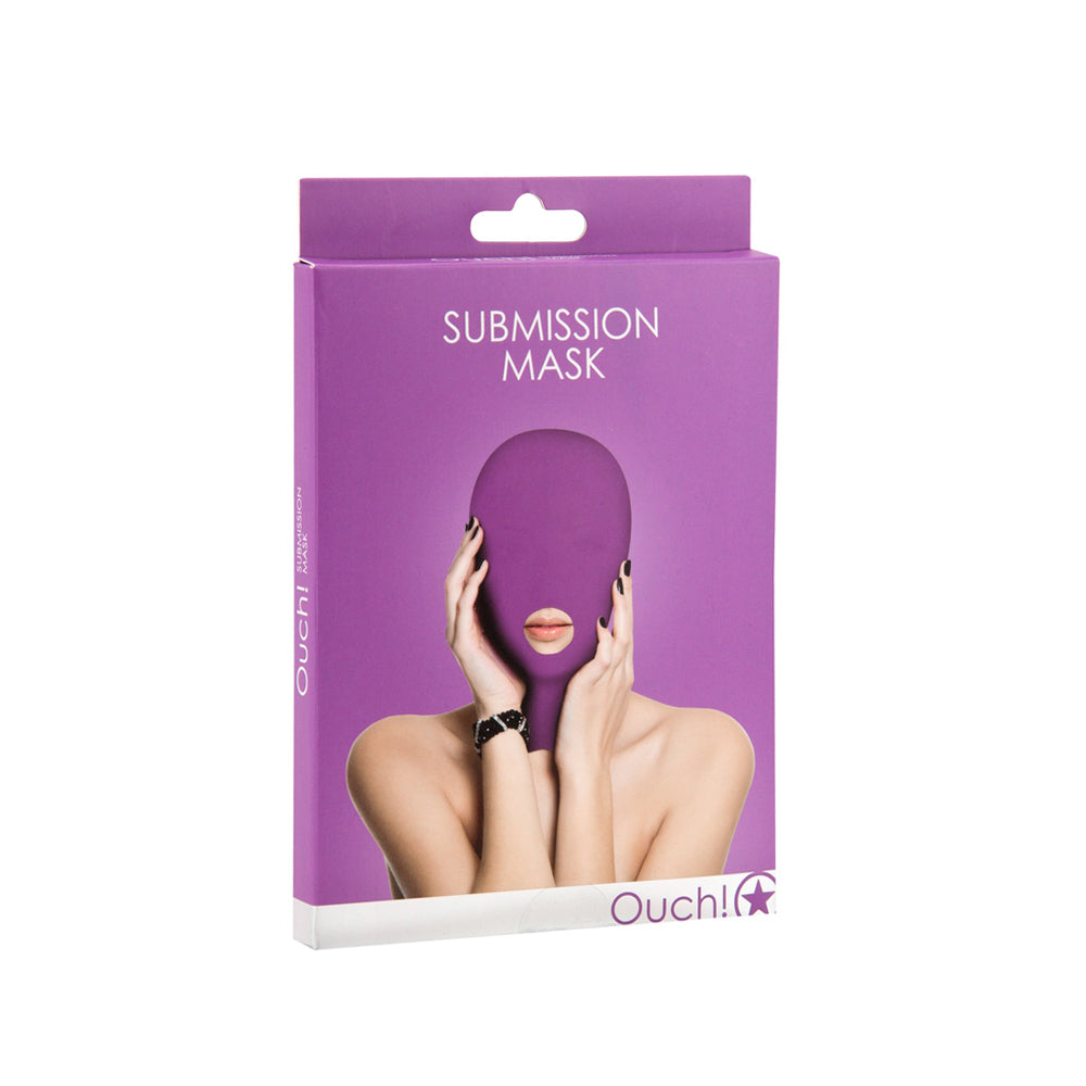 Ouch! Submission Mask Purple | 8714273949608 | Discreet Personal Wellness