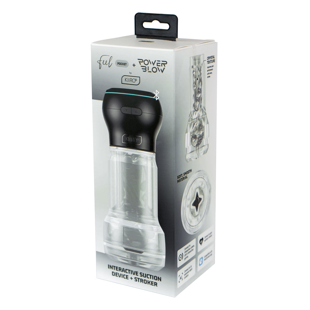 Powerblow + Feel Pocket Crystal Stroker Combo | 8720938956324 | Discreet Personal Wellness
