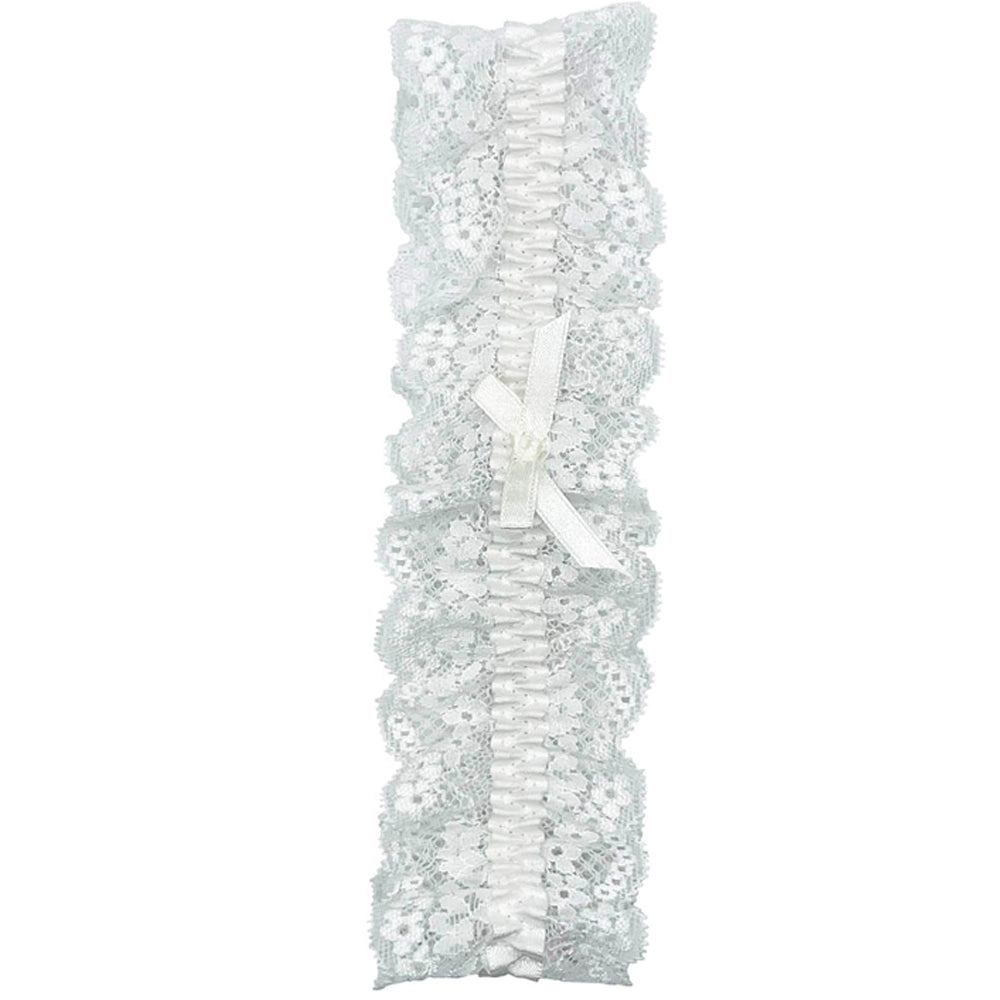 Lace Garter White O/S | 8932131001170 | Discreet Personal Wellness