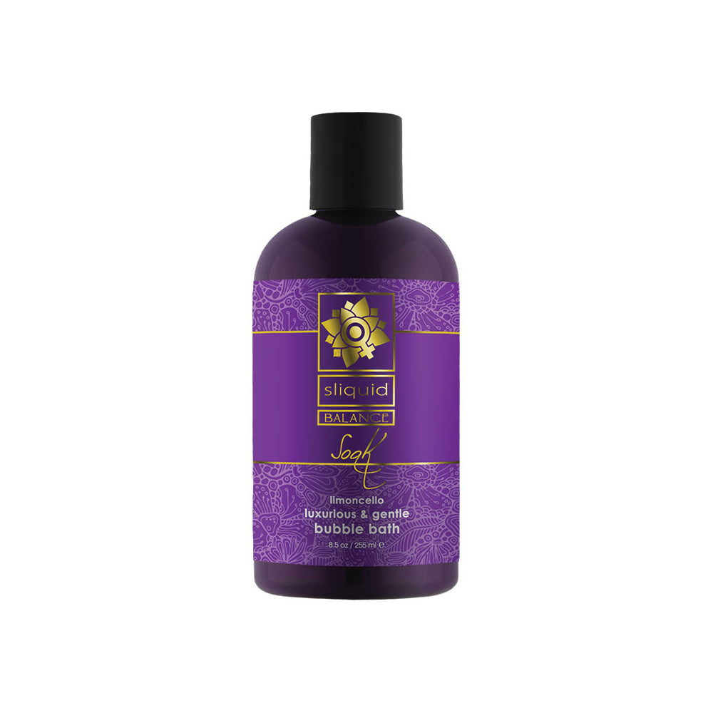 Sliquid Soak Bubble Bath Limoncello 8.5 oz. | 894147000555 | Discreet Personal Wellness