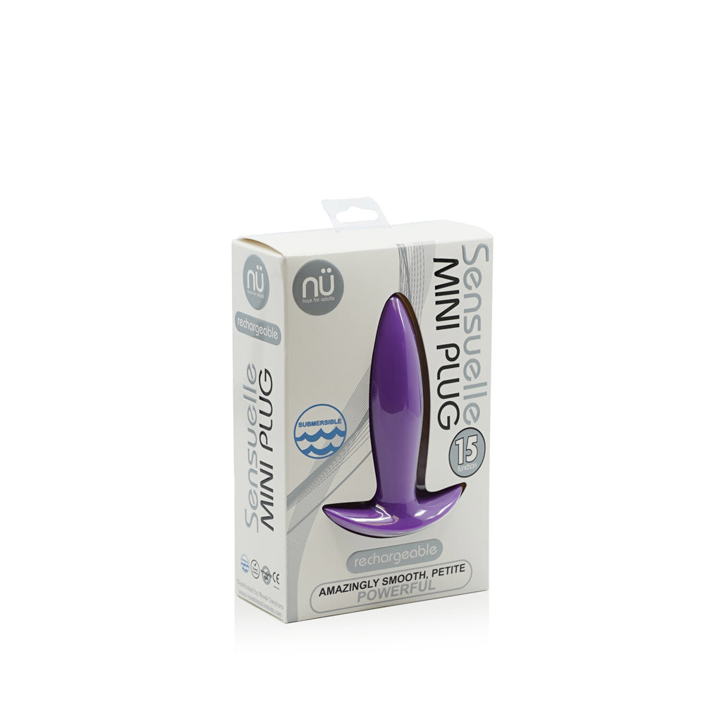 Nu Sensuelle Mini Plug Purple | 9342851002286 | Discreet Personal Wellness