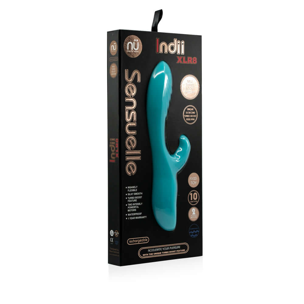 Nu Sensuelle Indii Electric Blue | 9342851002798 | Discreet Personal Wellness