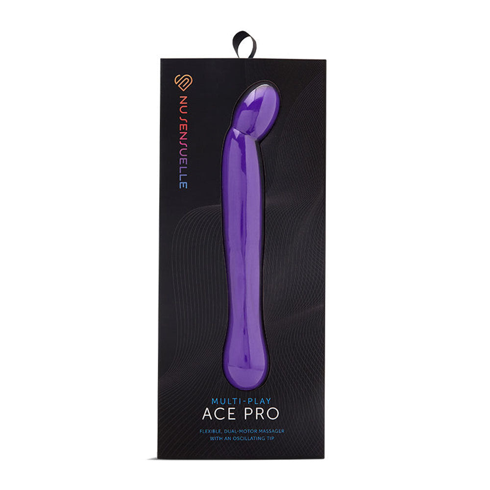Nu Sensuelle Ace Pro Prostate & G-Spot Vibe Purple | 9342851003399 | Discreet Personal Wellness