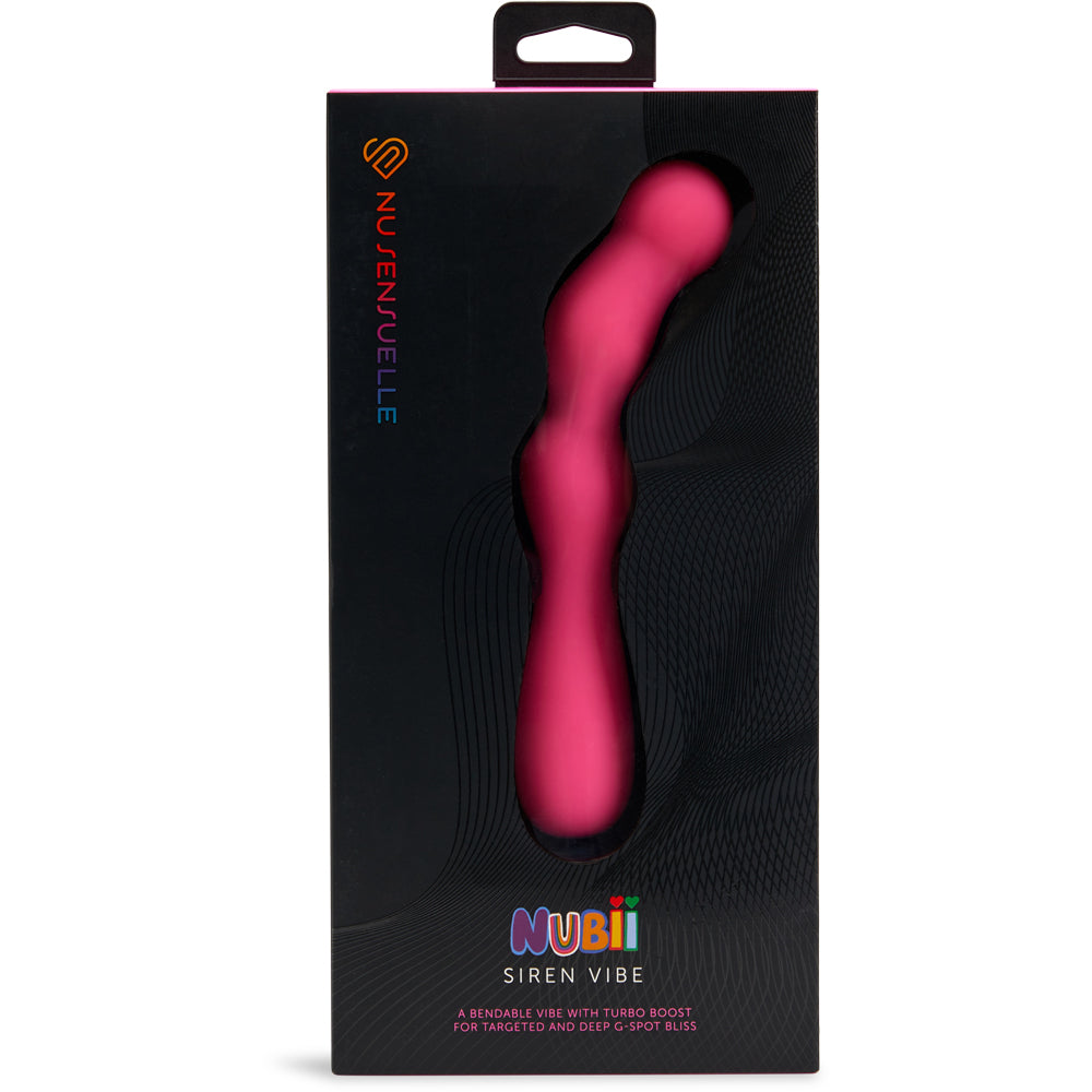 Siren Nubii G-Spot Vibe W/ Hinge Pink | 9342851003450 | Discreet Personal Wellness