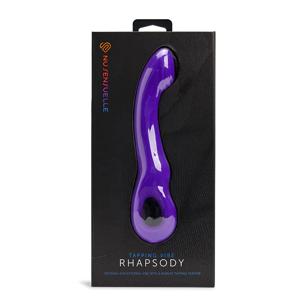 Nu Sensuelle Rhapsody Tapping Vibe Deep Purple | 9342851003504 | Discreet Personal Wellness