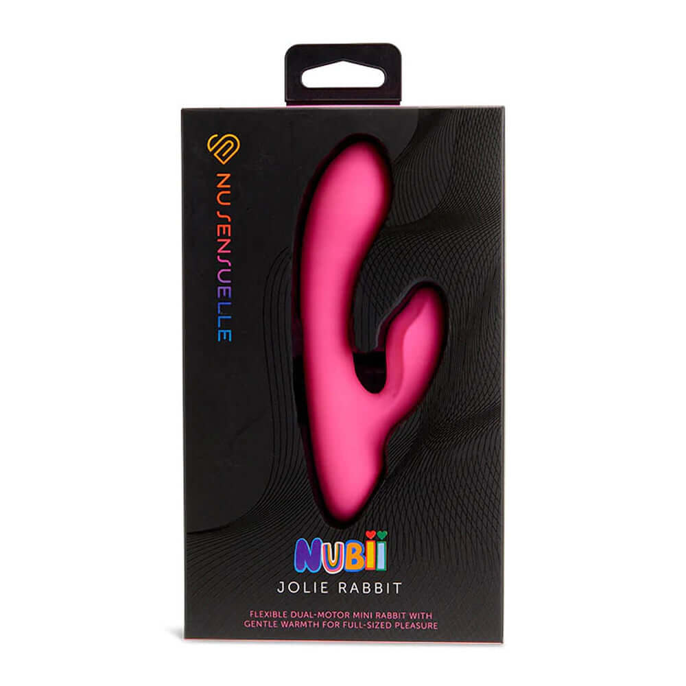 Jolie Nubii Warming Mini Rabbit Pink | 9342851003573 | Discreet Personal Wellness