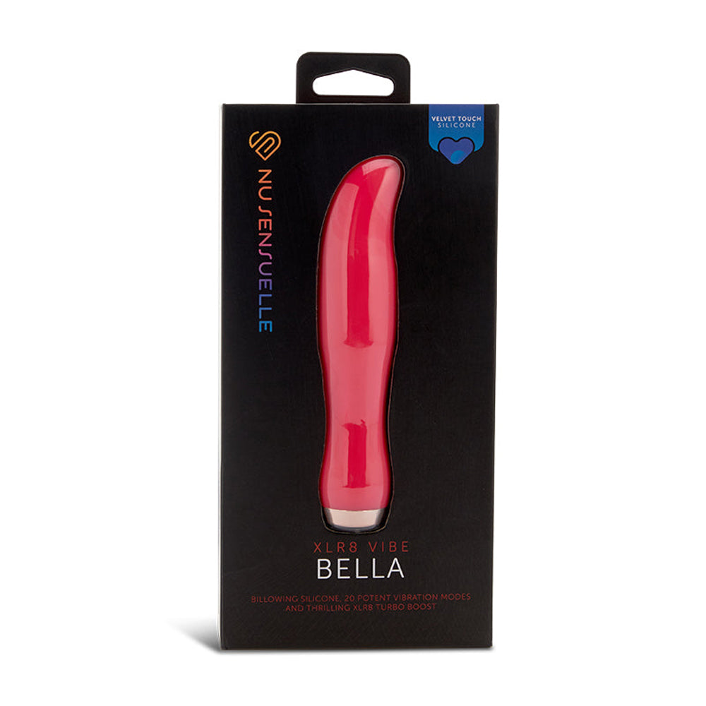 Nu Sensuelle Velvet Touch Bella Hot Pink | 9342851003771 | Discreet Personal Wellness