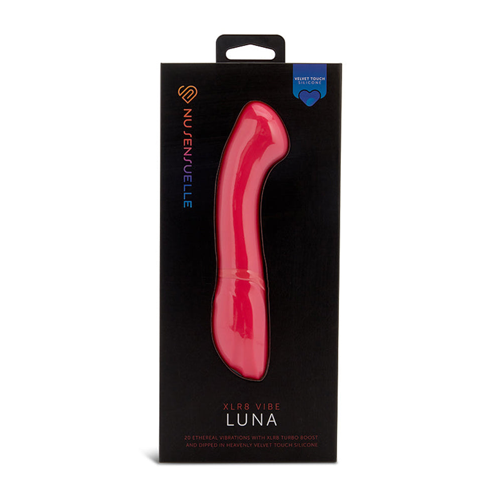 Nu Sensuelle Velvet Touch Luna Hot Pink | 9342851003818 | Discreet Personal Wellness