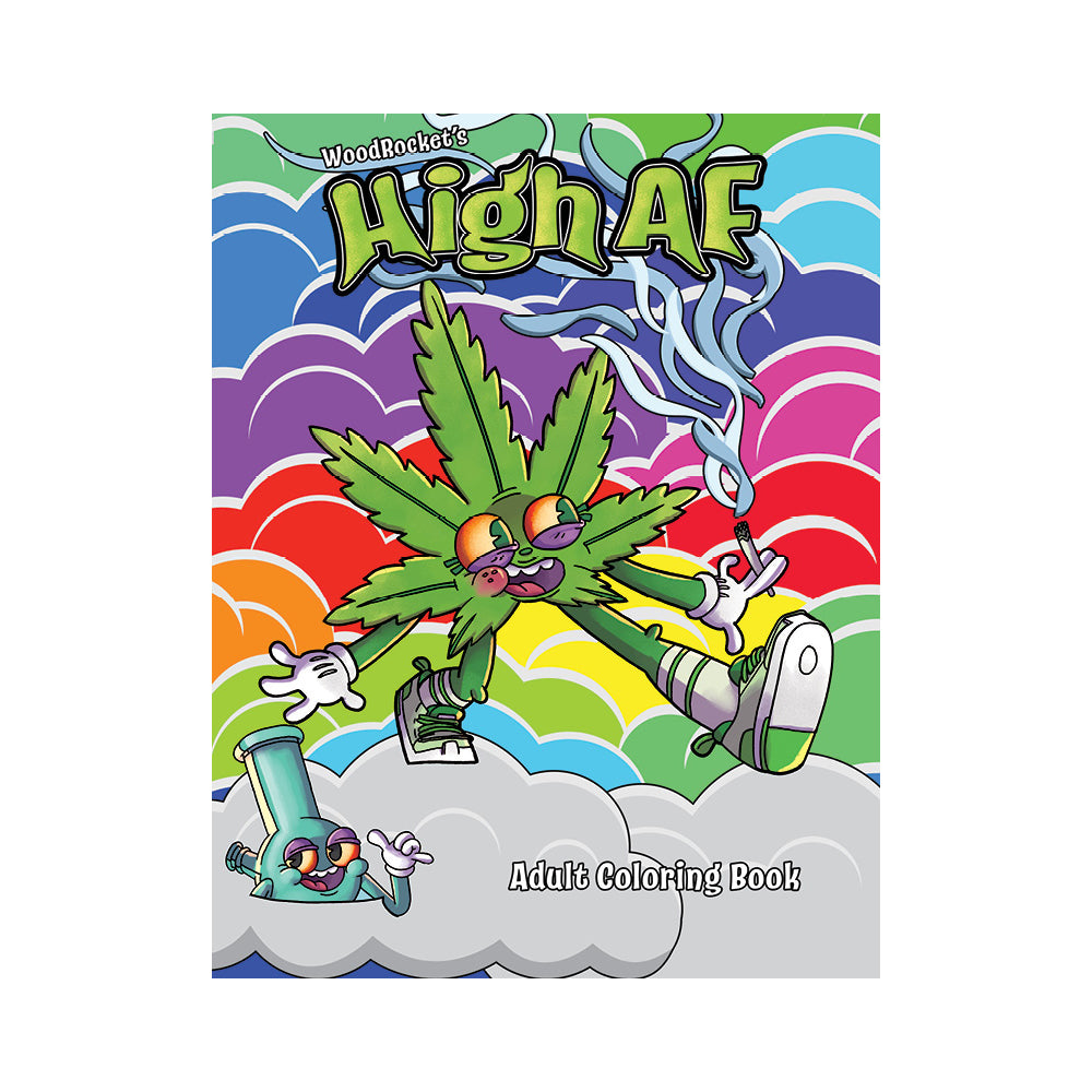 High Af Coloring Book | 9780998041896 | Discreet Personal Wellness