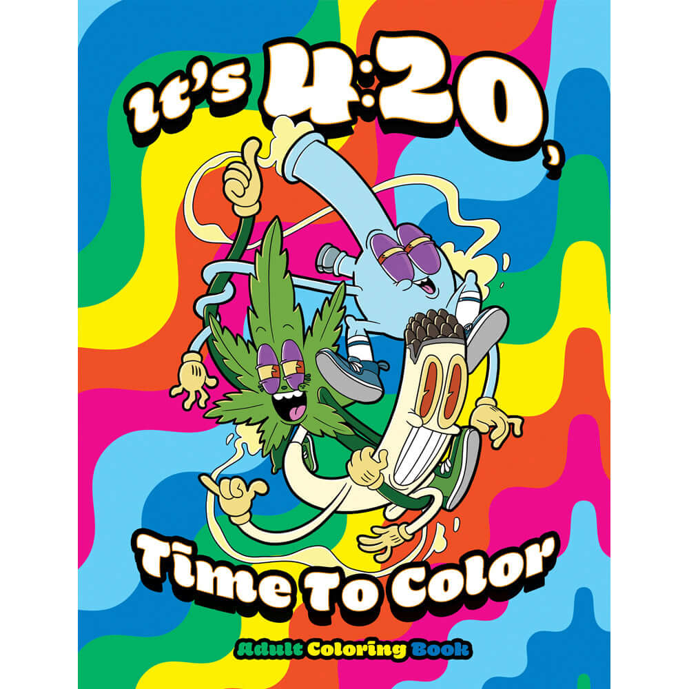It's 4:20, Time To Color | 9781956562187 | Discreet Personal Wellness
