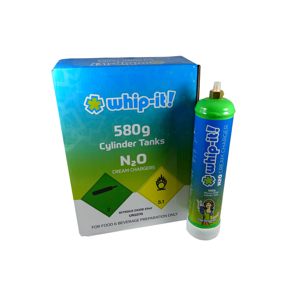 Whip-It! Cream Charger Tank 580G 6 Pack | CC-WHIP-580 | Discreet Personal Wellness
