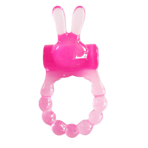 Vibrating Bunny Ring - Pink | 605632284165 | Discreet Personal Wellness